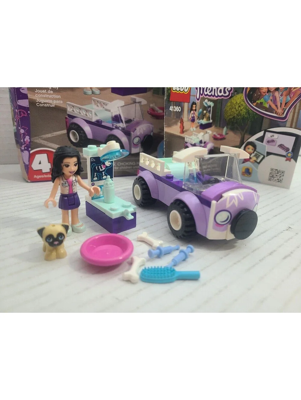 Lego Friends Emma's Mobile Vet Clinic 41360 Set Retired